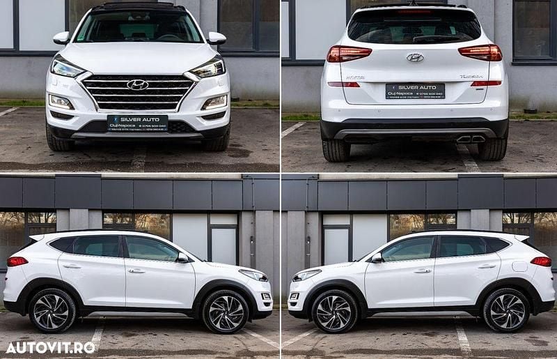 Second-hand Hyundai Tucson Premium 136 CP (100 kW) 2020 Culoarealb SUV