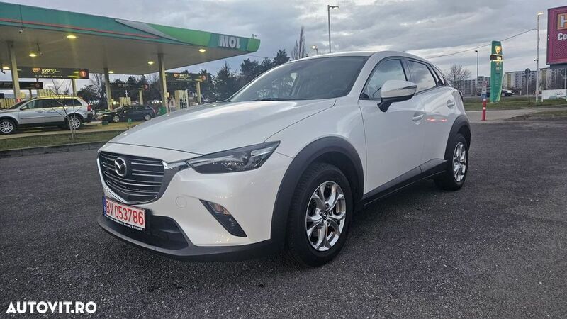 Alb Utilizat 2019 Mazda CX-3 Exclusive-Line SUV | 17.800 EUR (Puțin scump) - Imagine 1/4