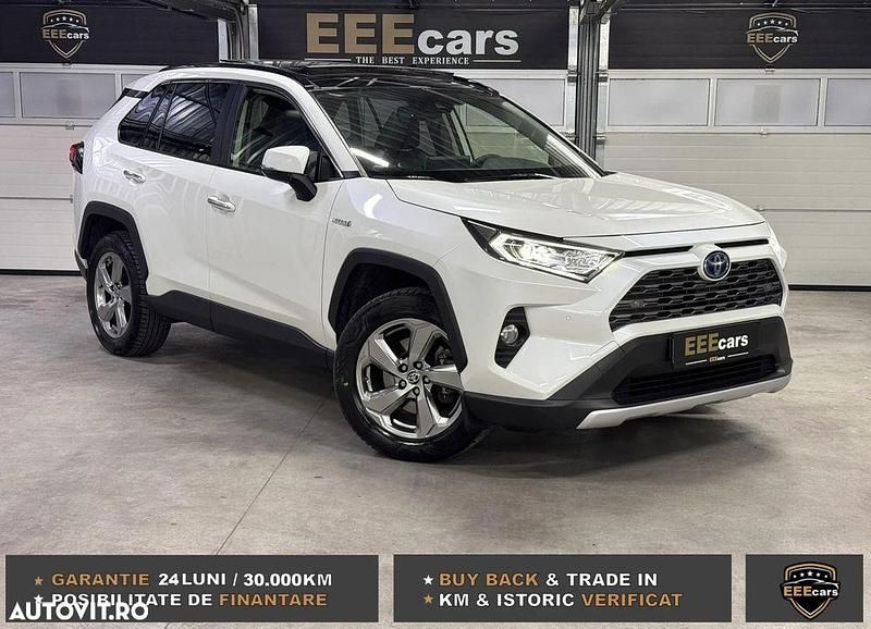 Culoarealb Utilizat 2021 Toyota RAV4 Hybrid Luxury SUV | 29.380 EUR (Puțin scump) - Imagine 1/4