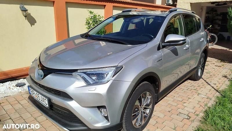 Argint Utilizat 2016 Toyota RAV4 Hybrid Luxury SUV | 18.500 EUR (Preț bun) - Imagine 1/4