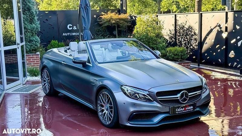 Gri Utilizat 2017 Mercedes C63 AMG AMG Cabrio | 65.945 EUR - Imagine 1/4