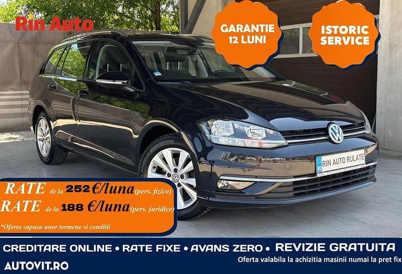 Negru Utilizat 2019 VW Golf VII Trendline Break | 10.990 EUR (Preț OK) - Imagine 1/4