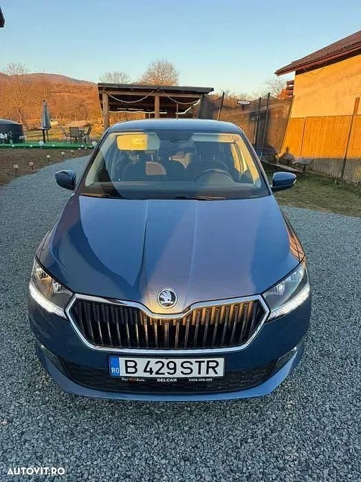 Culoarealbastru Utilizat 2020 Skoda Fabia Ambition Hatchback | 8.900 EUR (Preț bun) - Imagine 1/4