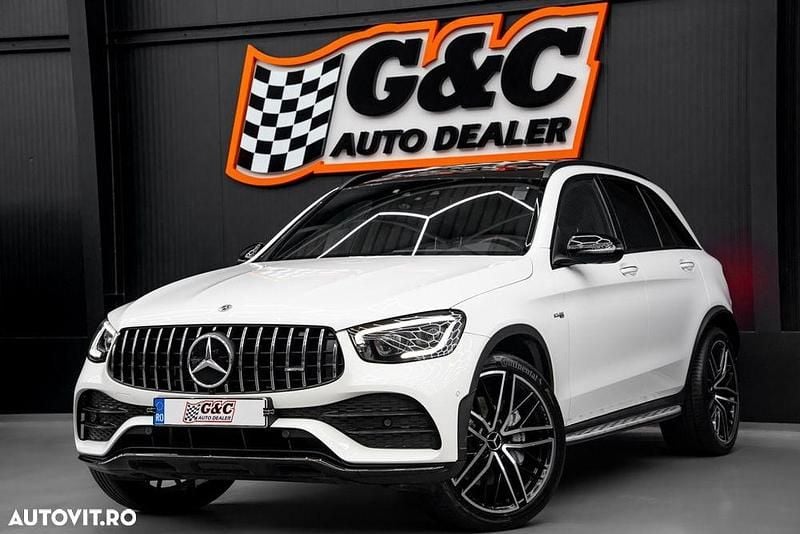 Culoarealb Utilizat 2021 Mercedes GLC43 AMG AMG SUV | 50.900 EUR (Preț bun) - Imagine 1/4