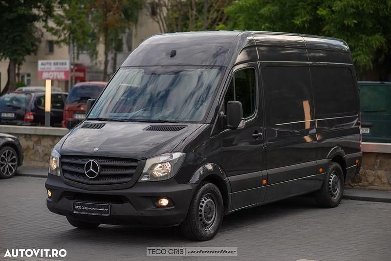 Gri Utilizat 2015 Mercedes Sprinter Van | 14.498 EUR (Preț OK) - Imagine 1/4