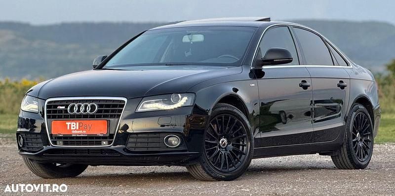Negru Utilizat 2011 Audi A4 S-Line Berlinǎ | 7.990 EUR (Preț OK) - Imagine 1/4
