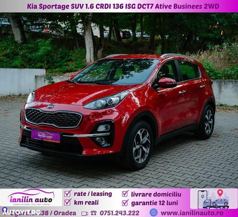 Rosu Utilizat 2019 Kia Sportage SUV | 15.999 EUR (Preț OK) - Imagine 1/4
