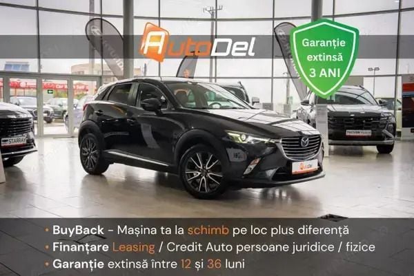 Negru Utilizat 2016 Mazda CX-3 SUV | 14.999 EUR - Imagine 1/4