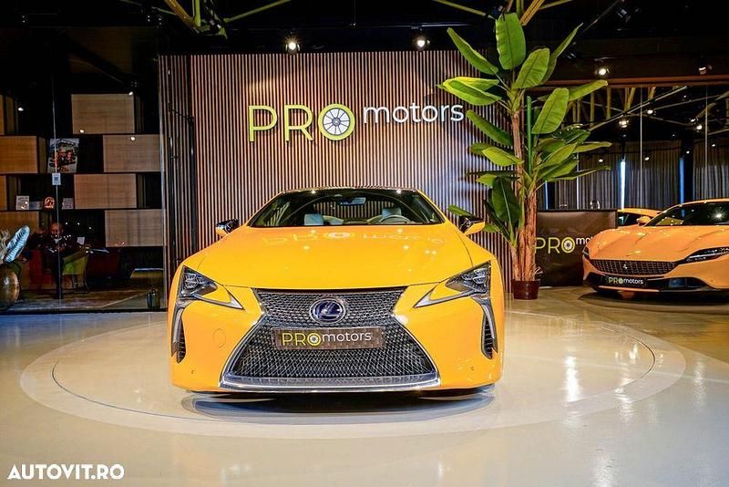 Second-hand Lexus LC 500 299 CP (219 kW) 2019 Culoaregalbeuriu Coupe