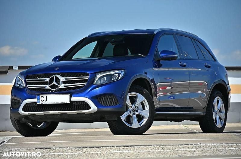 Albastru Utilizat 2017 Mercedes GLC250 SUV | 25.498 EUR (Scump) - Imagine 1/4