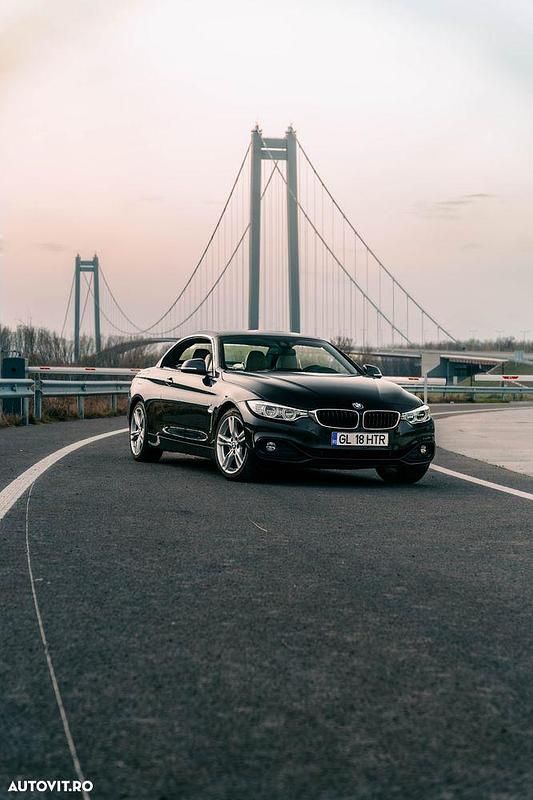 Negru Utilizat 2014 BMW 428 Sport Line Cabrio | 17.800 EUR - Imagine 1/4