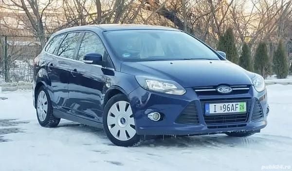 Albastru Utilizat 2013 Ford Focus Titanium Break | 3.999 EUR (Preț bun) - Imagine 1/4