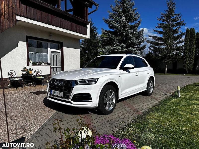 Culoarealb Utilizat 2017 Audi Q5 Sport SUV | 23.500 EUR (Puțin scump) - Imagine 1/4