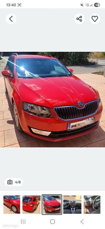Second-hand Skoda Octavia Ambition 115 CP (84 kW) 2016 Culoarerosu Break