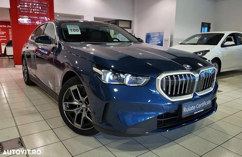 Culoarealbastru Utilizat 2024 BMW 520 Berlinǎ | 53.900 EUR - Imagine 1/4