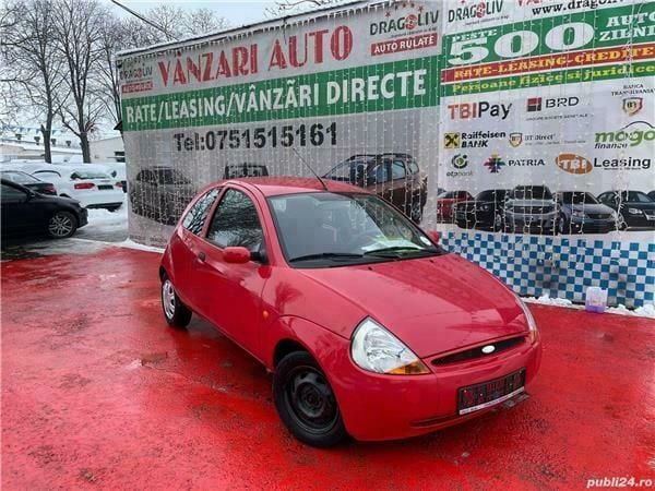 Second-hand Ford Ka 60 CP (44 kW) 2002 Rosu Hatchback