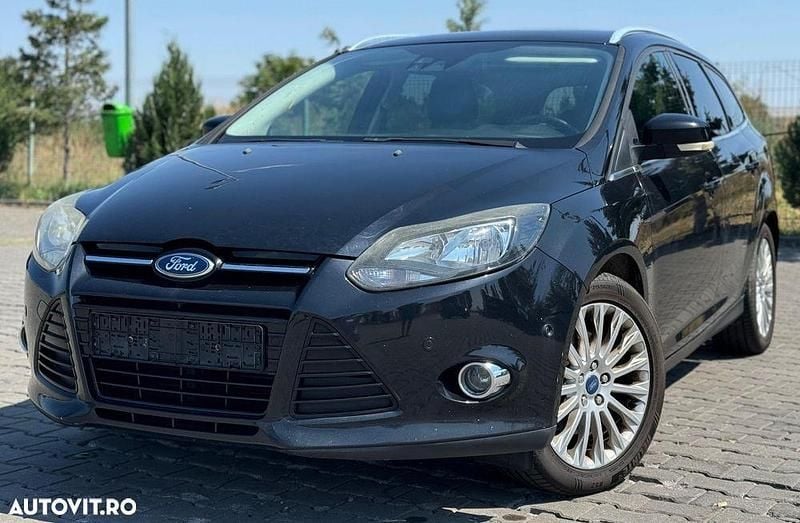 Negru Utilizat 2012 Ford Focus Titanium Break | 4.200 EUR (Preț OK) - Imagine 1/4