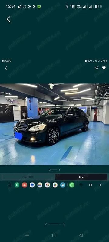 Utilizat 2010 Mercedes S350 Berlinǎ | 11.000 EUR (Preț bun) - Imagine 1/4