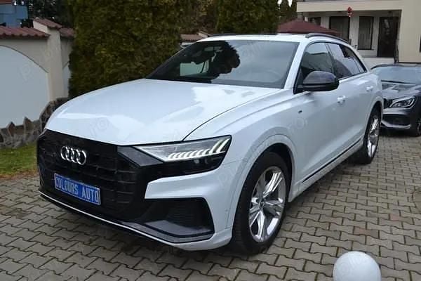 Second-hand Audi Q8 S-Line 285 CP (209 kW) 2021 Alb SUV