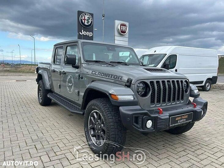 Gri Utilizat 2022 Jeep Gladiator Overland SUV | 66.402 EUR - Imagine 1/4