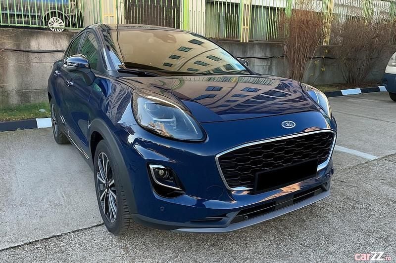 Albastru Utilizat 2023 Ford Puma SUV | 15.900 EUR (Preț bun) - Imagine 1/4