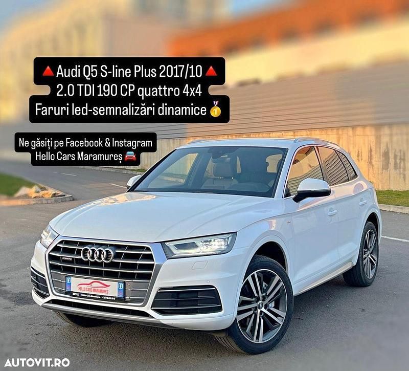 Second-hand Audi Q5 190 CP (139 kW) 2017 Culoarealb SUV