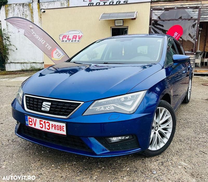Culoarealbastru Utilizat 2018 Seat Leon Hatchback | 9.950 EUR (Preț OK) - Imagine 1/4