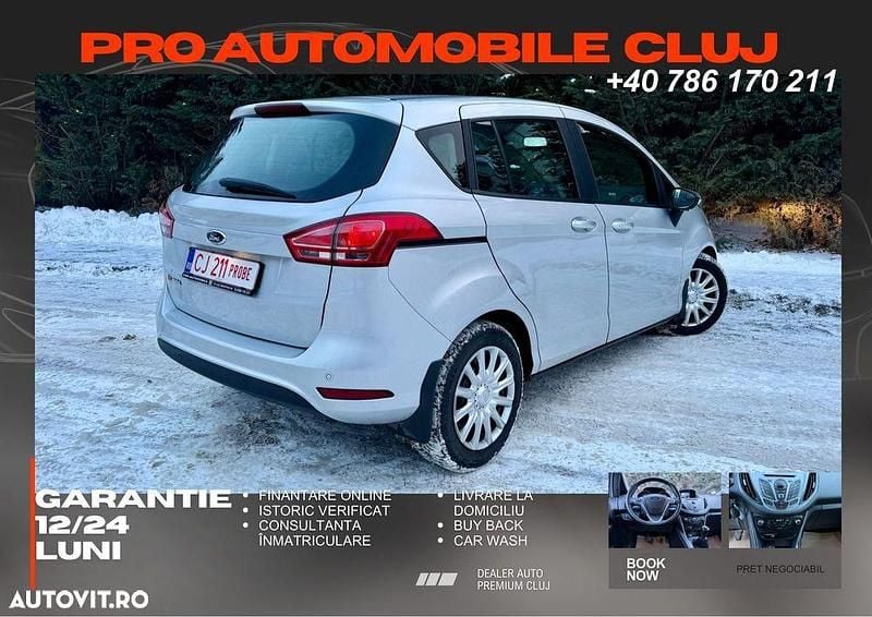 Second-hand Ford B-MAX Trend 95 CP (69 kW) 2015 Culoareargint Monovolum