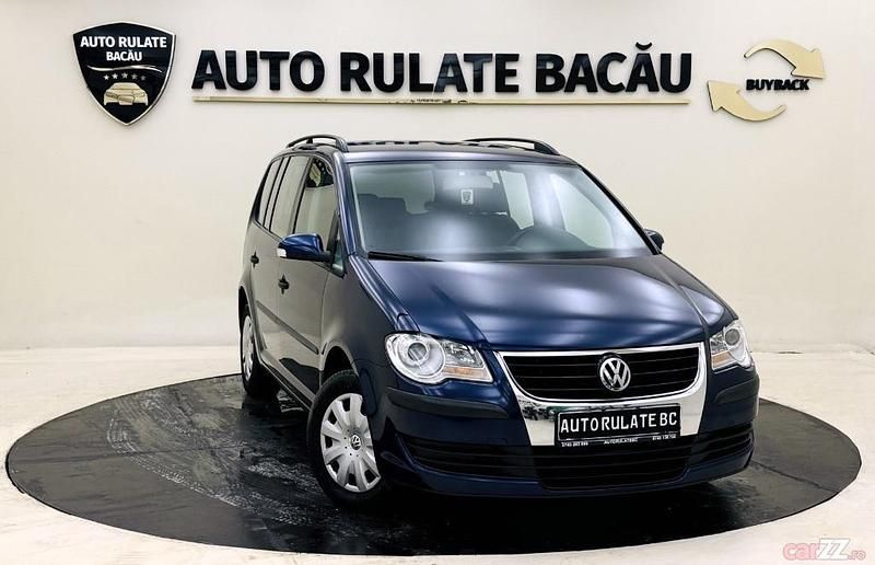 Second-hand VW Touran 105 CP (77 kW) 2007 Culoarealbastru Monovolum