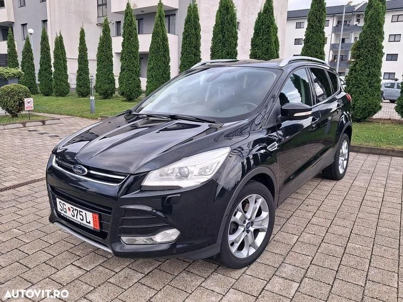 Culoarenegru Utilizat 2014 Ford Kuga Titanium SUV | 9.800 EUR (Preț OK) - Imagine 1/4