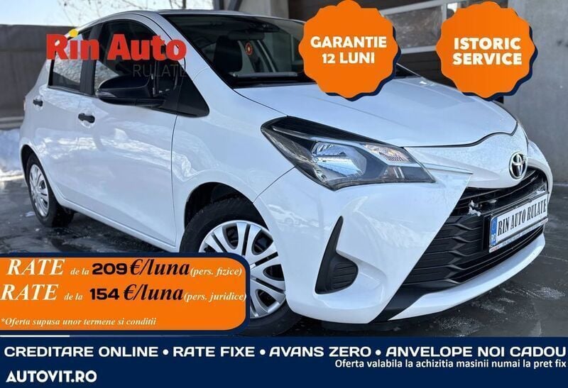 Alb Utilizat 2018 Toyota Yaris Terra | 8.990 EUR (Preț OK) - Imagine 1/4