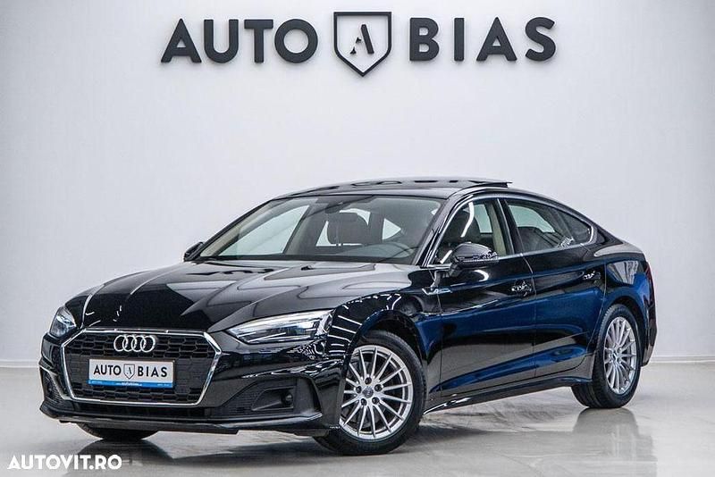Culoarenegru Utilizat 2020 Audi A5 Sportback Sport Berlinǎ | 27.950 EUR (Puțin scump) - Imagine 1/4