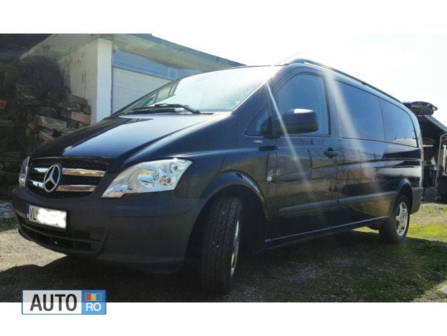 Negru Utilizat 2012 Mercedes Vito Monovolum | 13.500 EUR (Puțin scump) - Imagine 1/4
