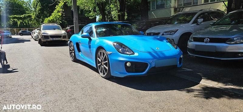Second-hand Porsche Cayman 275 CP (202 kW) 2015 Albastru Coupe