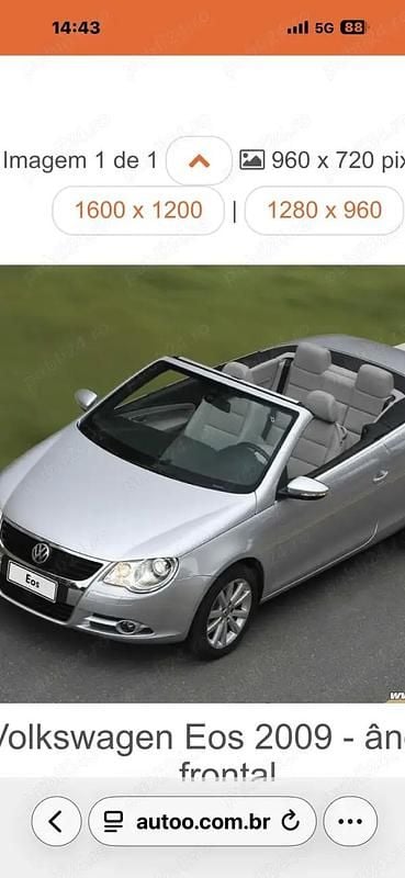 Second-hand 2008 VW Eos Cabrio | 4.500 EUR (Preț OK) - Imagine 1/1