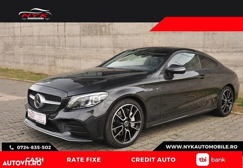 Culoarenegru Utilizat 2019 Mercedes C300 AMG line Coupe | 34.999 EUR (Preț OK) - Imagine 1/4