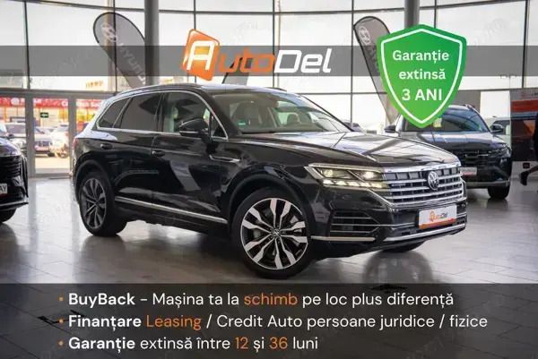 Negru Utilizat 2022 VW Touareg SUV | 57.998 EUR - Imagine 1/4