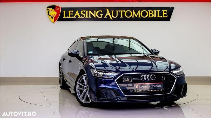 Second-hand Audi A7 S-Line 286 CP (210 kW) 2021 Albastru Hatchback