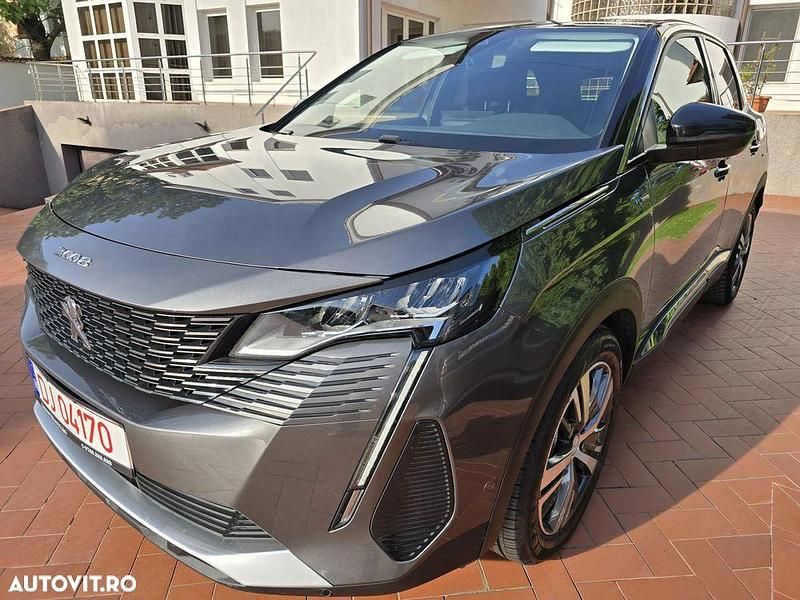 Gri Utilizat 2022 Peugeot 3008 GT SUV | 20.990 EUR (Preț bun) - Imagine 1/4