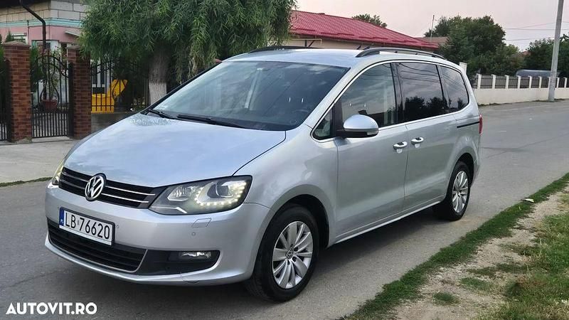 Argint Utilizat 2014 VW Sharan Highline Monovolum | 6.999 EUR - Imagine 1/4