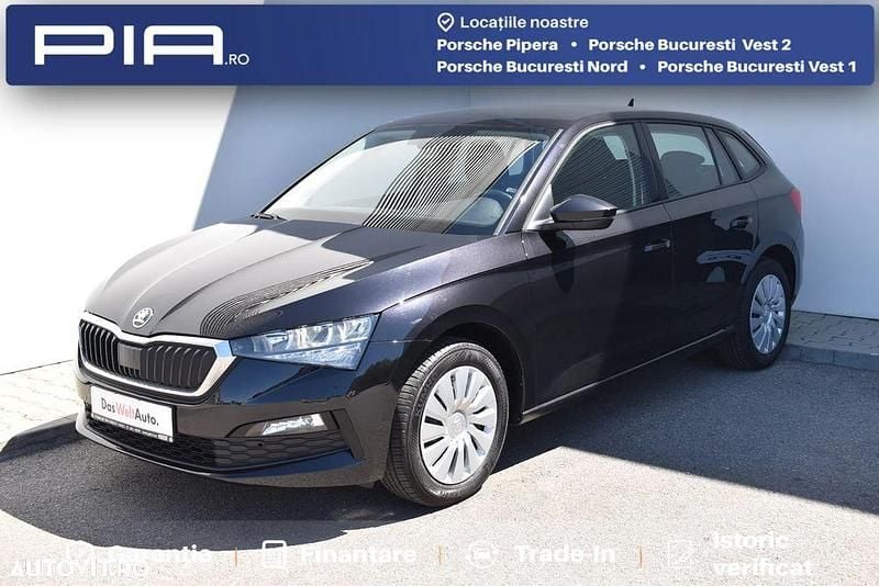 Second-hand Skoda Scala Ambition 110 CP (80 kW) 2021 Negru  normal Hatchback