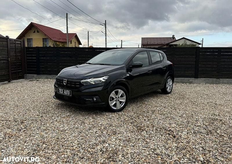 Culoarenegru Utilizat 2021 Dacia Sandero Journey Hatchback | 8.990 EUR (Preț bun) - Imagine 1/4