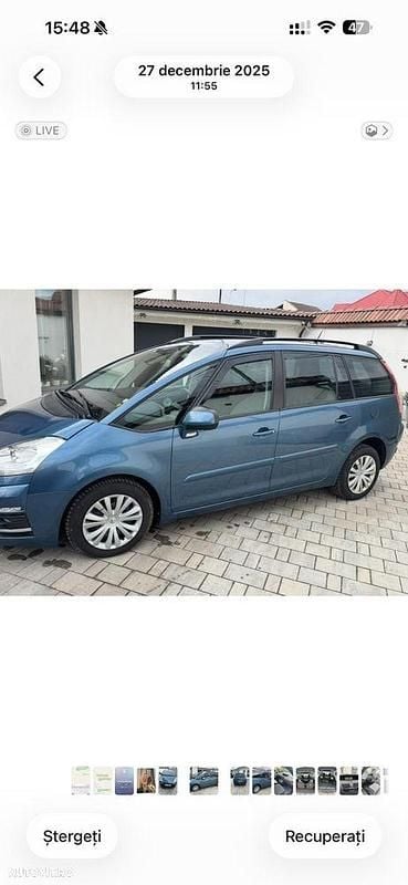 Second-hand Citroën Grand C4 Picasso Exclusive 149 CP (109 kW) 2012 Culoarealbastru Monovolum