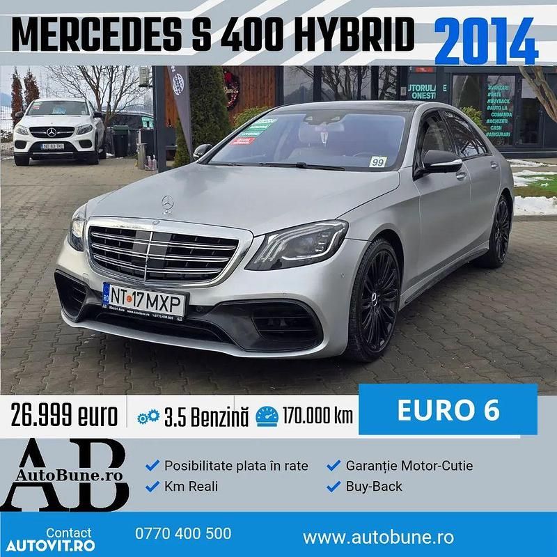 Culoaregri Utilizat 2014 Mercedes S400 Berlinǎ | 26.999 EUR - Imagine 1/4
