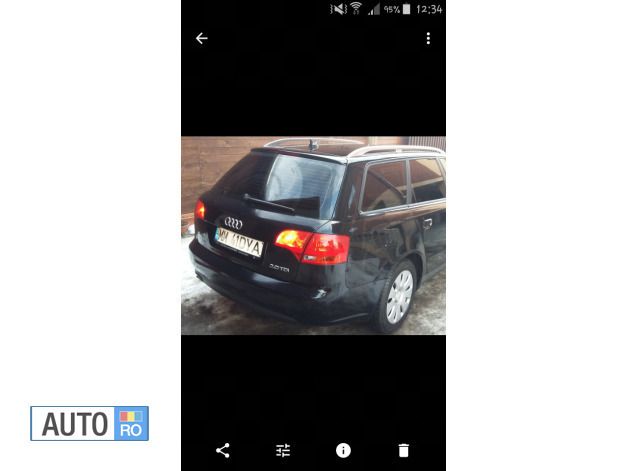 Second-hand Audi A4 145 CP (106 kW) 2008 Negru