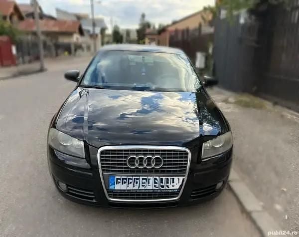 Negru Utilizat 2006 Audi A3 Hatchback | 2.600 EUR (Preț OK) - Imagine 1/4