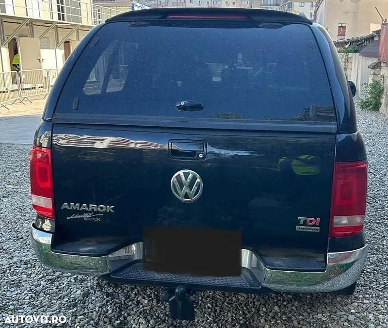 Negru Utilizat 2014 VW Amarok Highline Pickup | 18.000 EUR (Preț OK) - Imagine 1/4