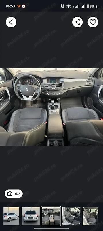 Second-hand Renault Laguna III 130 CP (95 kW) 2012 Gri Break