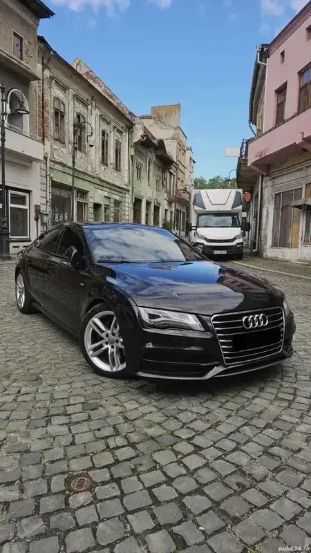 Negru Utilizat 2012 Audi A7 S-Line Hatchback | 13.600 EUR - Imagine 1/4