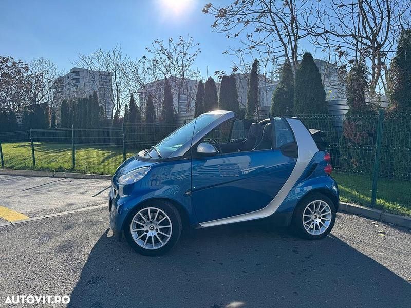 Culoarealbastru Utilizat 2008 Smart ForTwo Cabrio Passion Cabrio | 3.650 EUR - Imagine 1/4